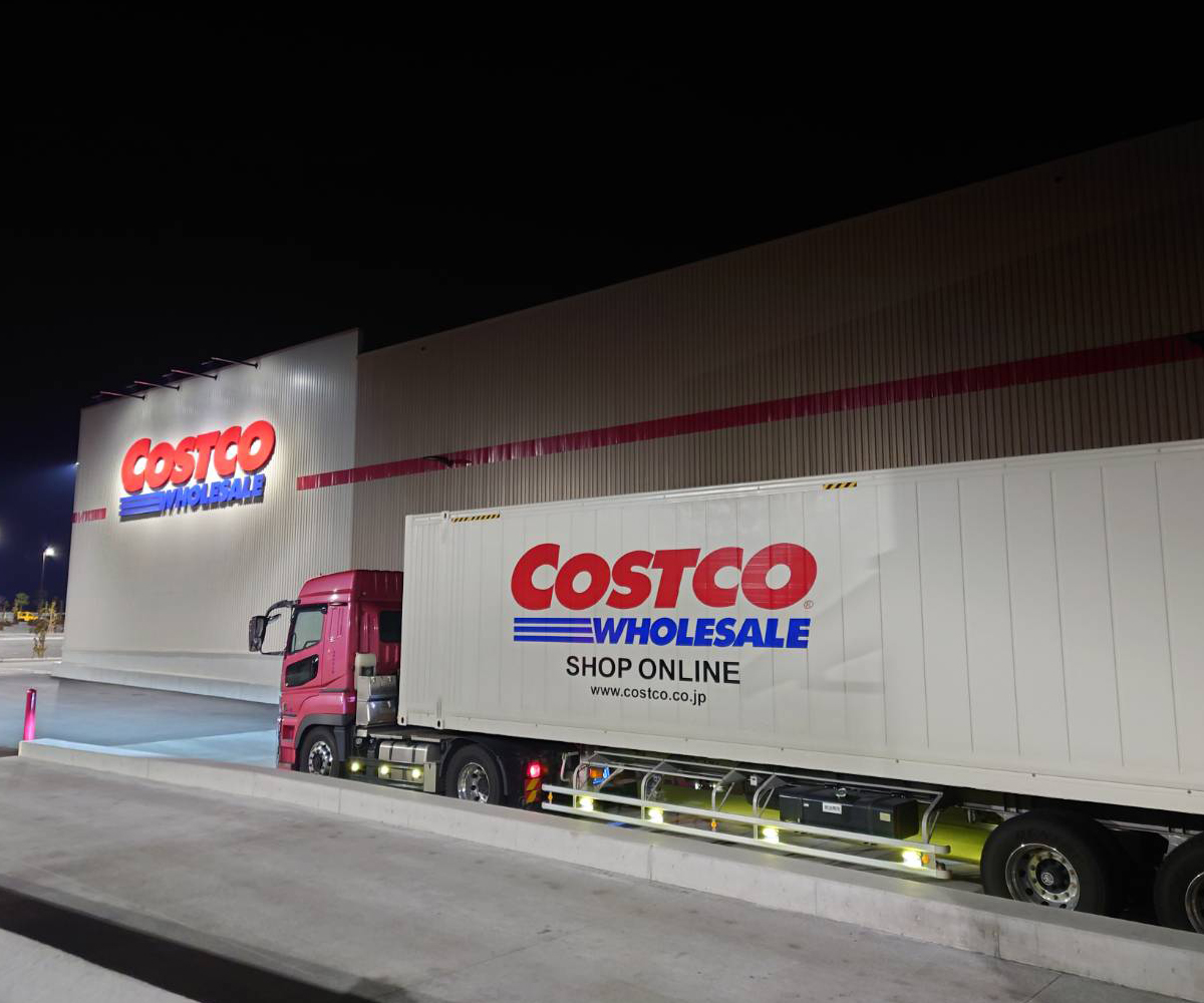 冬の高野口運送